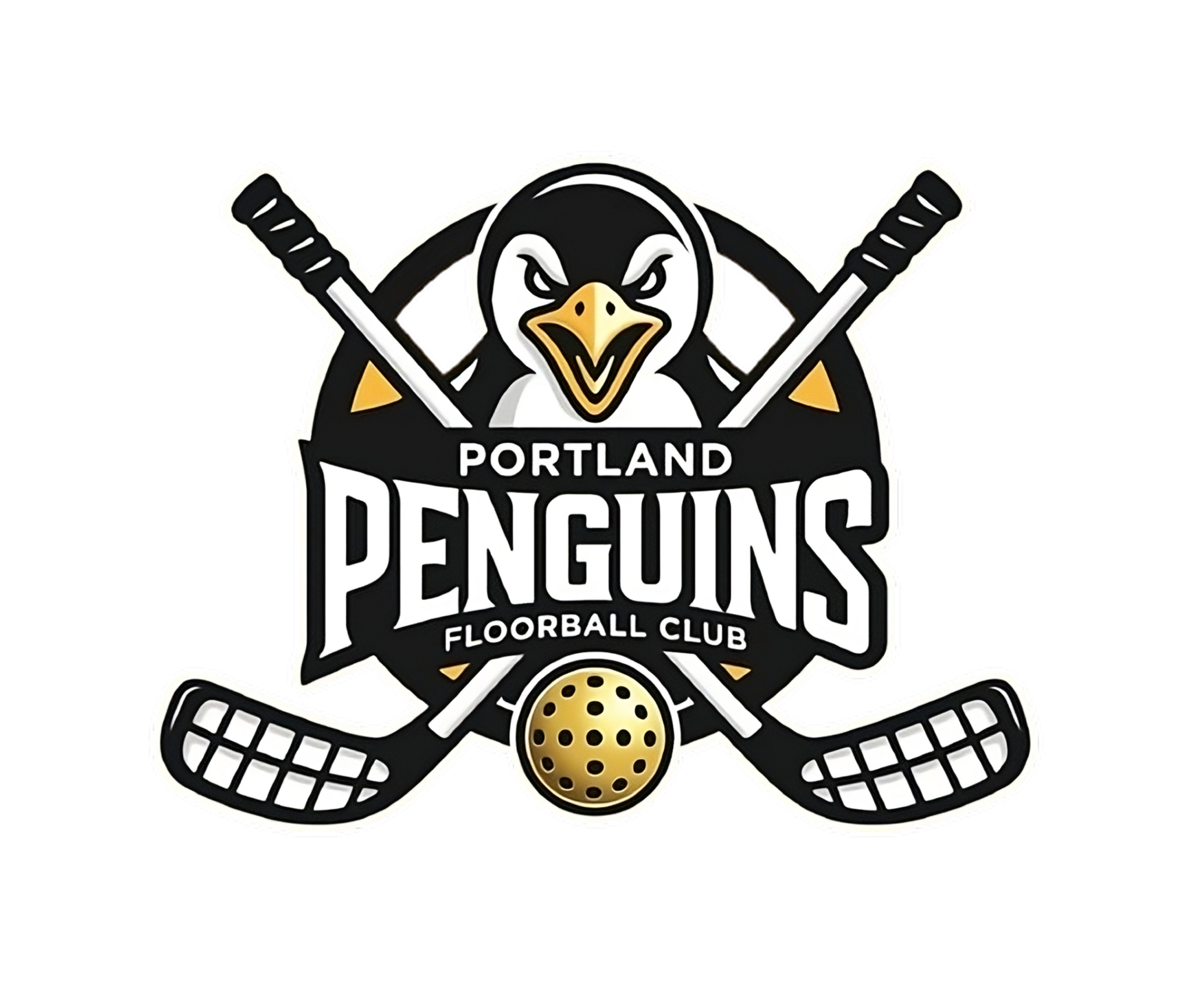 Portland Penguins Floorball Club logo